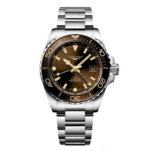 Чоловічий годинник LONGINES HYDROCONQUEST GMT L3.790.4.66.6 купити за ціною 174460 грн на сайті - THEWATCH