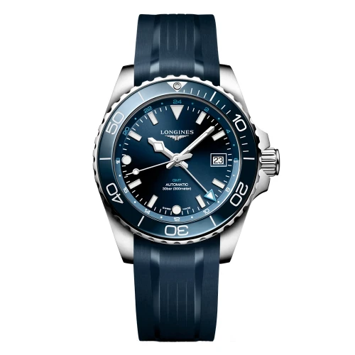 Чоловічий годинник LONGINES HYDROCONQUEST GMT L3.790.4.96.9 купити за ціною 162000 грн на сайті - THEWATCH