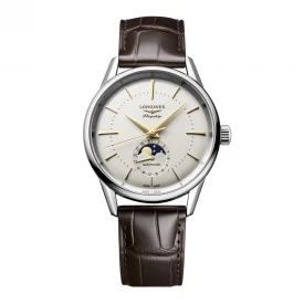 Чоловічий годинник LONGINES FLAGSHIP HERITAGE MOONPHASE L4.815.4.78.2 купити за ціною 183810 грн на сайті - THEWATCH