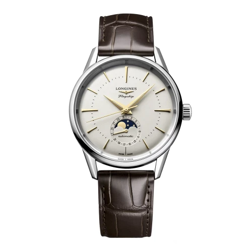 Мужские наручные часы LONGINES FLAGSHIP HERITAGE MOONPHASE L4.815.4.78.2 купить по цене 183810 грн на сайте - THEWATCH