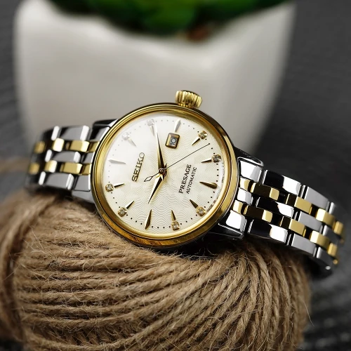 Жіночий годинник SEIKO PRESAGE COCKTAIL TIME WHITE LADY SRE010J1 купити за ціною 30300 грн на сайті - THEWATCH