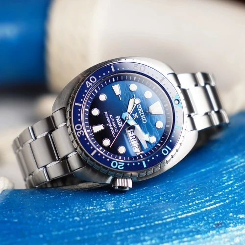 Чоловічий годинник SEIKO PROSPEX KING TURTLE THE GREAT BLUE PADI EDITION SRPK01K1 купити за ціною 33300 грн на сайті - THEWATCH