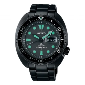 Чоловічий годинник SEIKO PROSPEX KING TURTLE THE BLACK SERIES LIMITED EDITION SRPK43K1 купити за ціною 39400 грн на сайті - THEWATCH