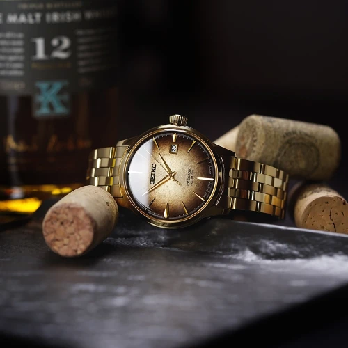 Чоловічий годинник SEIKO PRESAGE COCKTAIL TIME HALF AND HALF EUROPEAN LIMITED EDITION SRPK48J1 купити за ціною 27500 грн на сайті - THEWATCH