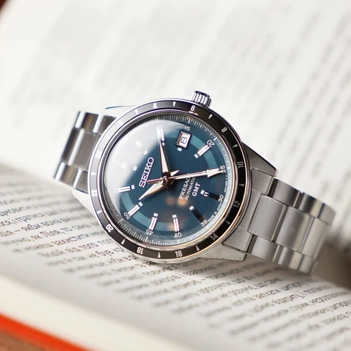 Чоловічий годинник SEIKO PRESAGE STYLE 60S GMT SSK009J1 купити за ціною 33800 грн на сайті - THEWATCH