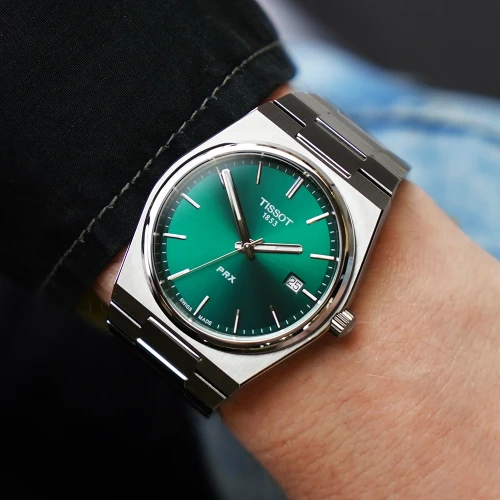 Чоловічий годинник TISSOT PRX T137.410.11.091.00 купити за ціною 20480 грн на сайті - THEWATCH