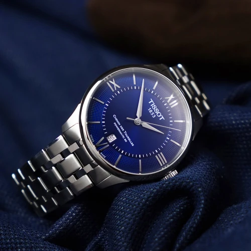 Чоловічий годинник TISSOT CHEMIN DES TOURELLES POWERMATIC 80 39MM T139.807.11.048.00 купити за ціною 45240 грн на сайті - THEWATCH