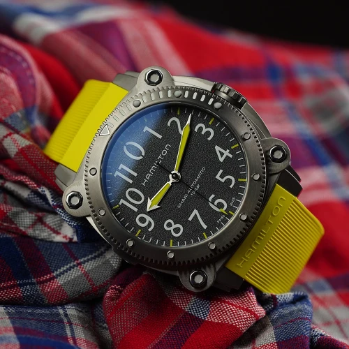 Чоловічий годинник HAMILTON KHAKI NAVY BELOWZERO AUTO TITANIUM H78535380 купити за ціною 95060 грн на сайті - THEWATCH