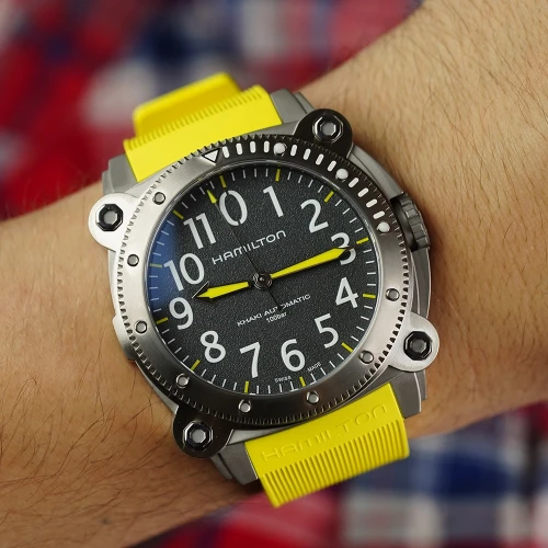 Чоловічий годинник HAMILTON KHAKI NAVY BELOWZERO AUTO TITANIUM H78535380 купити за ціною 95060 грн на сайті - THEWATCH