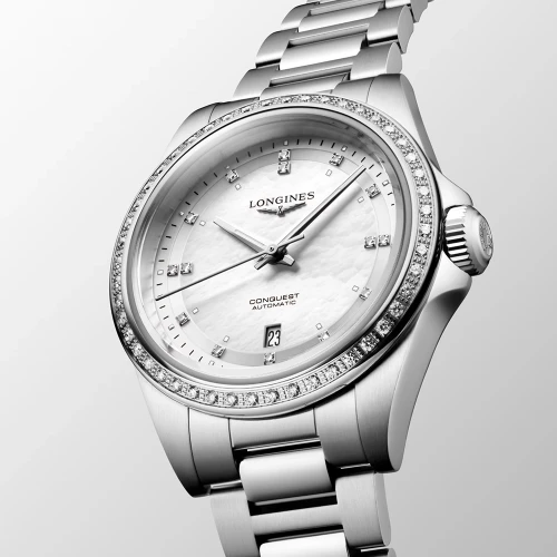 Женские наручные часы LONGINES CONQUEST 30MM L3.320.0.87.6 купить по цене 239880 грн на сайте - THEWATCH