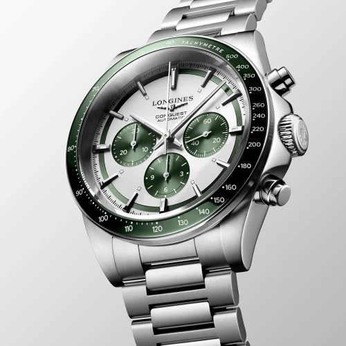 Чоловічий годинник LONGINES CONQUEST CHRONOGRAPH L3.835.4.02.6 купити за ціною 224310 грн на сайті - THEWATCH