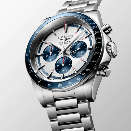 Чоловічий годинник LONGINES CONQUEST CHRONOGRAPH L3.835.4.98.6 купити за ціною 224310 грн на сайті - THEWATCH
