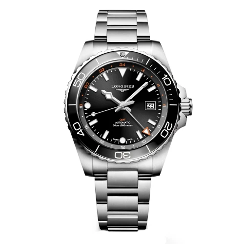 Чоловічий годинник LONGINES HYDROCONQUEST GMT L3.890.4.56.6 купити за ціною 174460 грн на сайті - THEWATCH