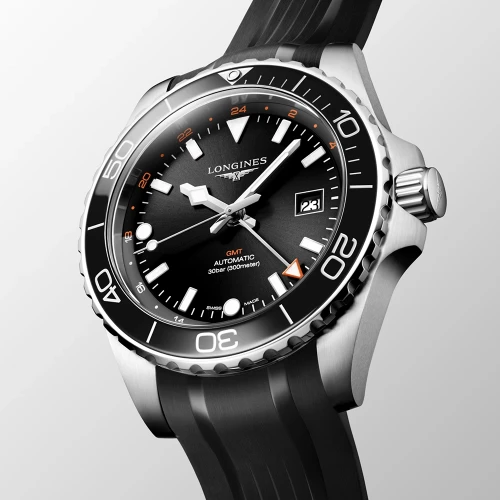 Чоловічий годинник LONGINES HYDROCONQUEST GMT L3.890.4.56.9 купити за ціною 162000 грн на сайті - THEWATCH