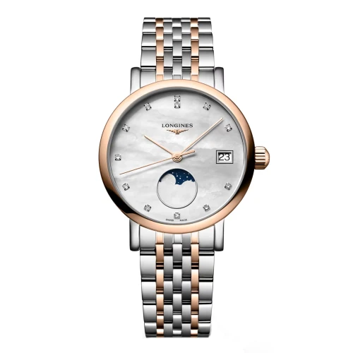 Жіночий годинник LONGINES ELEGANT COLLECTION MOONPHASE L4.330.5.87.7 купити за ціною 0 грн на сайті - THEWATCH