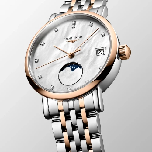 Жіночий годинник LONGINES ELEGANT COLLECTION MOONPHASE L4.330.5.87.7 купити за ціною 0 грн на сайті - THEWATCH