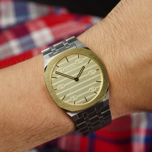 Чоловічий годинник GUCCI 25H 38 MM YA163405 купити за ціною 115240 грн на сайті - THEWATCH