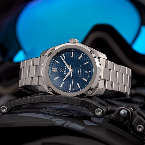 Чоловічий годинник FORMEX ESSENCE AUTOMATIC COSC "BLUE" 43MM 0330.1.6331.100 купити за ціною 0 грн на сайті - THEWATCH