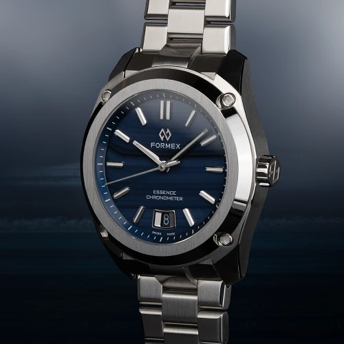 Чоловічий годинник FORMEX ESSENCE AUTOMATIC COSC "BLUE AGATE" 39MM 0333.1.6639.100 купити за ціною 95500 грн на сайті - THEWATCH