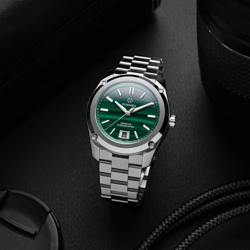 Чоловічий годинник FORMEX ESSENCE AUTOMATIC COSC "MALACHITE" 39MM LIMITED EDITION 0333.1.6690.100 купити за ціною 0 грн на сайті - THEWATCH