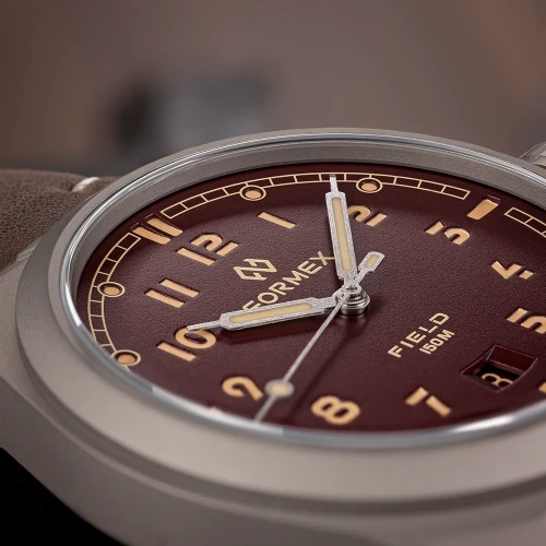 Чоловічий годинник FORMEX FIELD AUTOMATIC "MAHOGONY RED" 40MM 0660.1.6573.711 купити за ціною 52300 грн на сайті - THEWATCH