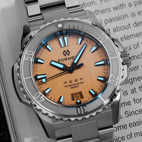 Чоловічий годинник FORMEX REEF AUTOMATIC COSC 39,5MM SPECIAL EDITION RADIANT BRONZE 2201.1.6382.100 купити за ціною 120600 грн на сайті - THEWATCH