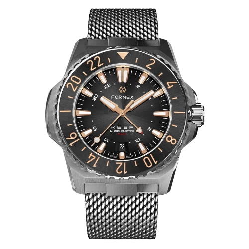 Чоловічий годинник FORMEX REEF AUTOMATIC GMT COSC 42MM 2202.1.5399.111 купити за ціною 123800 грн на сайті - THEWATCH