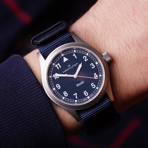 Чоловічий годинник HAMILTON KHAKI FIELD QUARTZ 38MM H69401940 купити за ціною 22350 грн на сайті - THEWATCH