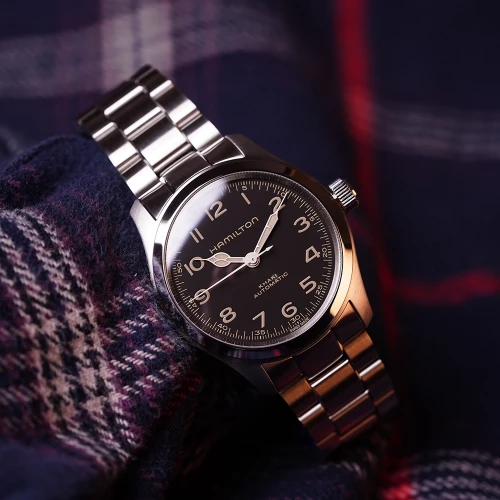 Чоловічий годинник HAMILTON KHAKI FIELD MURPH AUTO 38MM H70405130 купити за ціною 56320 грн на сайті - THEWATCH