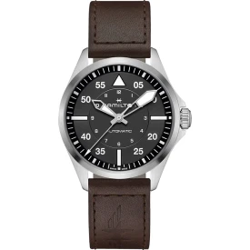 Чоловічий годинник HAMILTON KHAKI AVIATION PILOT AUTO 39MM H76305530 купити за ціною 54830 грн на сайті - THEWATCH