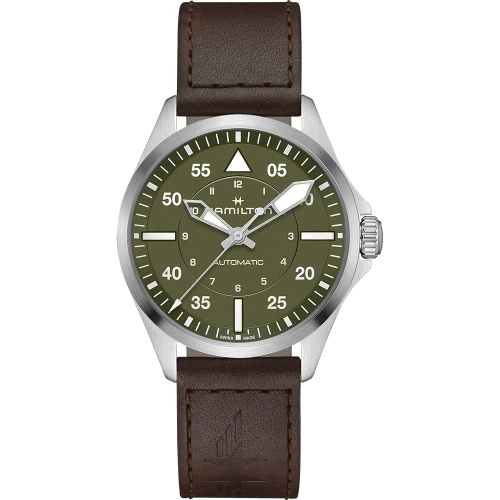 Чоловічий годинник HAMILTON KHAKI AVIATION PILOT AUTO 39MM H76305560 купити за ціною 54830 грн на сайті - THEWATCH