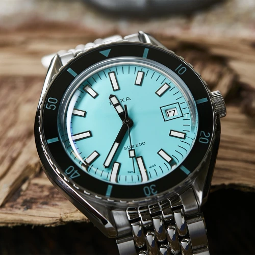 Мужские наручные часы DOXA SUB 200 AQUAMARINE 799.10.241.10 купить по цене 58900 грн на сайте - THEWATCH