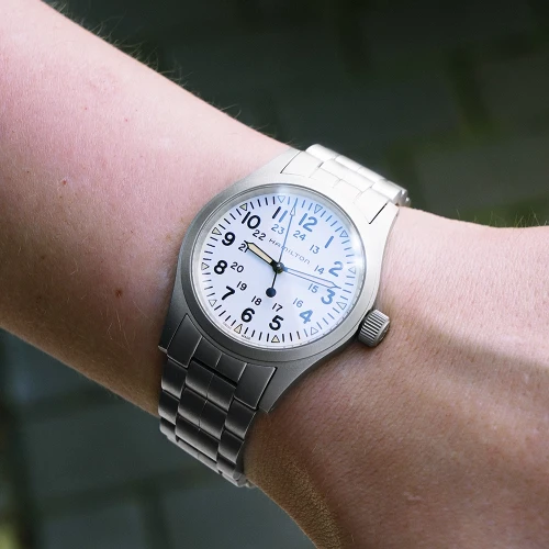 Чоловічий годинник HAMILTON KHAKI FIELD MECHANICAL 38MM H69439111 купити за ціною 39630 грн на сайті - THEWATCH