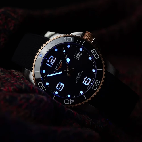 Чоловічий годинник LONGINES HYDROCONQUEST L3.781.3.58.9 купити за ціною 118380 грн на сайті - THEWATCH