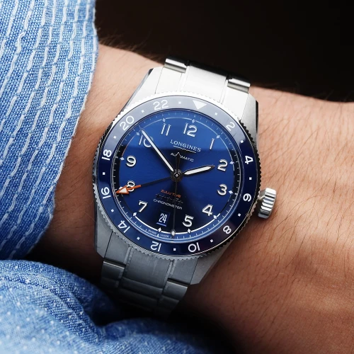 Мужские наручные часы LONGINES SPIRIT ZULU TIME 39MM L3.802.4.93.6 купить по цене 0 грн на сайте - THEWATCH