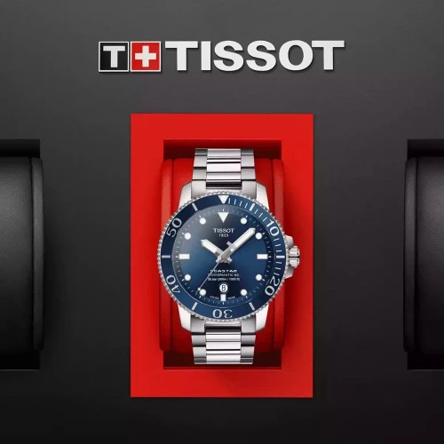 Чоловічий годинник TISSOT SEASTAR 1000 POWERMATIC 80 T120.407.11.041.03 купити за ціною 43710 грн на сайті - THEWATCH
