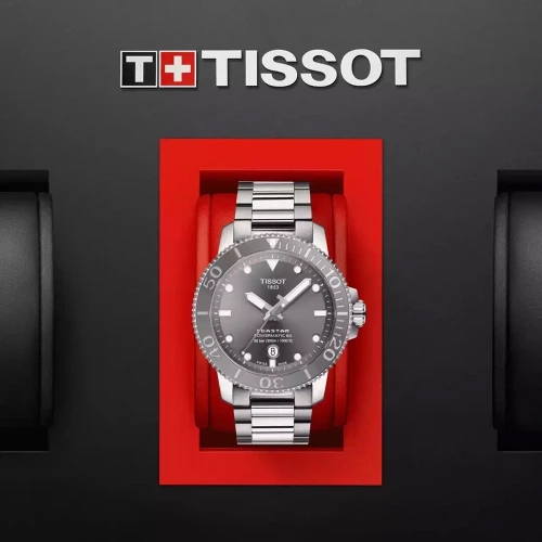Чоловічий годинник TISSOT SEASTAR 1000 POWERMATIC 80 T120.407.11.081.01 купити за ціною 43710 грн на сайті - THEWATCH