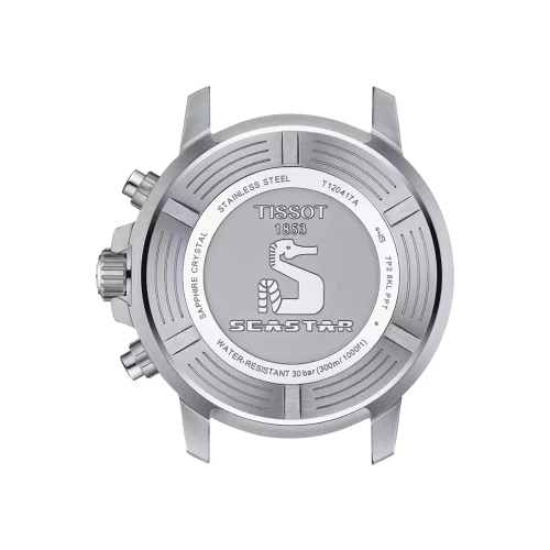 Чоловічий годинник TISSOT SEASTAR 1000 QUARTZ CHRONOGRAPH T120.417.17.081.01 купити за ціною 31180 грн на сайті - THEWATCH