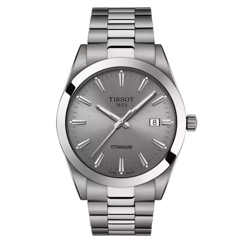 Чоловічий годинник TISSOT GENTLEMAN TITANIUM T127.410.44.081.00 купити за ціною 28120 грн на сайті - THEWATCH