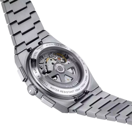 Чоловічий годинник TISSOT PRX AUTOMATIC CHRONOGRAPH 42MM T137.427.11.011.00 купити за ціною 102090 грн на сайті - THEWATCH