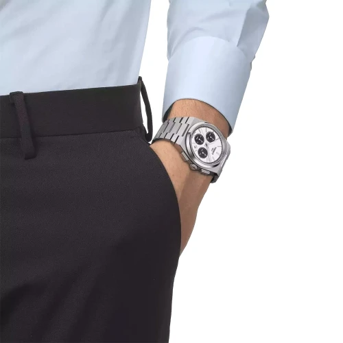 Чоловічий годинник TISSOT PRX AUTOMATIC CHRONOGRAPH 42MM T137.427.11.011.01 купити за ціною 102090 грн на сайті - THEWATCH