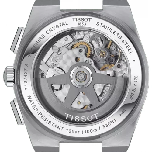 Чоловічий годинник TISSOT PRX AUTOMATIC CHRONOGRAPH 42MM T137.427.11.041.00 купити за ціною 102090 грн на сайті - THEWATCH