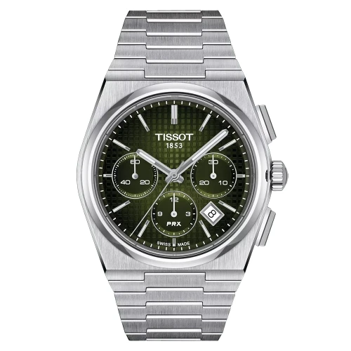 Чоловічий годинник TISSOT PRX AUTOMATIC CHRONOGRAPH 42MM T137.427.11.091.00 купити за ціною 102090 грн на сайті - THEWATCH