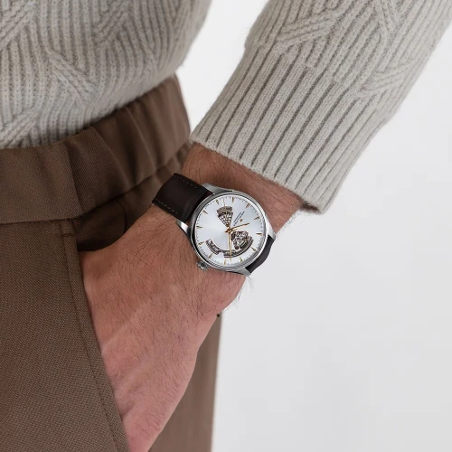 Чоловічий годинник HAMILTON JAZZMASTER OPEN HEART AUTO H32675551 купити за ціною 59300 грн на сайті - THEWATCH