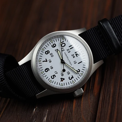 Чоловічий годинник HAMILTON KHAKI FIELD MECHANICAL 38MM H69439910 купити за ціною 32780 грн на сайті - THEWATCH