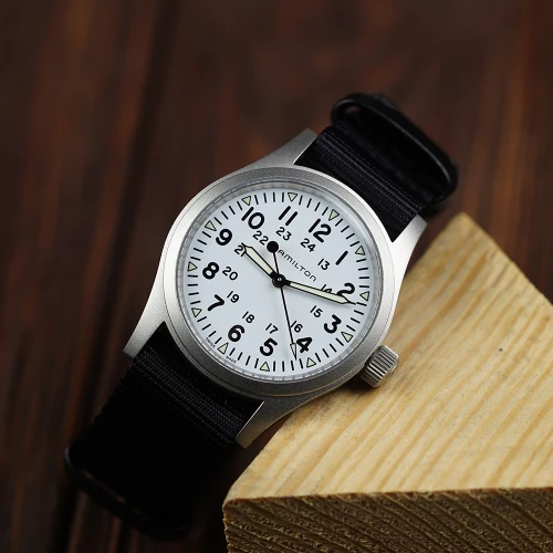 Чоловічий годинник HAMILTON KHAKI FIELD MECHANICAL 38MM H69439910 купити за ціною 32780 грн на сайті - THEWATCH