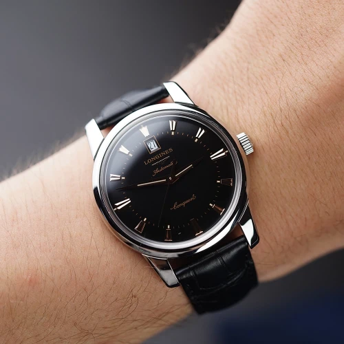 Чоловічий годинник LONGINES CONQUEST HERITAGE L1.645.4.52.4 купити за ціною 149540 грн на сайті - THEWATCH