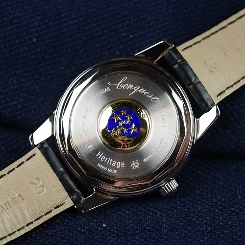 Чоловічий годинник LONGINES CONQUEST HERITAGE L1.645.4.52.4 купити за ціною 149540 грн на сайті - THEWATCH