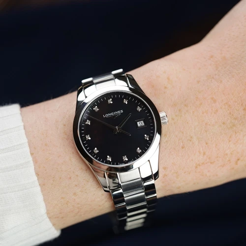 Жіночий годинник LONGINES CONQUEST CLASSIC L2.386.4.88.6 купити за ціною 84110 грн на сайті - THEWATCH