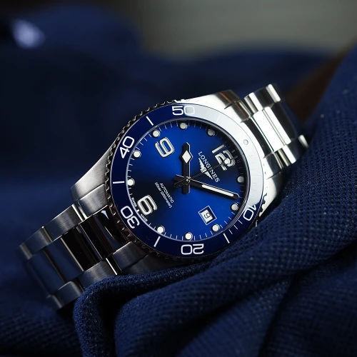 Чоловічий годинник LONGINES HYDROCONQUEST L3.780.4.96.6 купити за ціною 105920 грн на сайті - THEWATCH